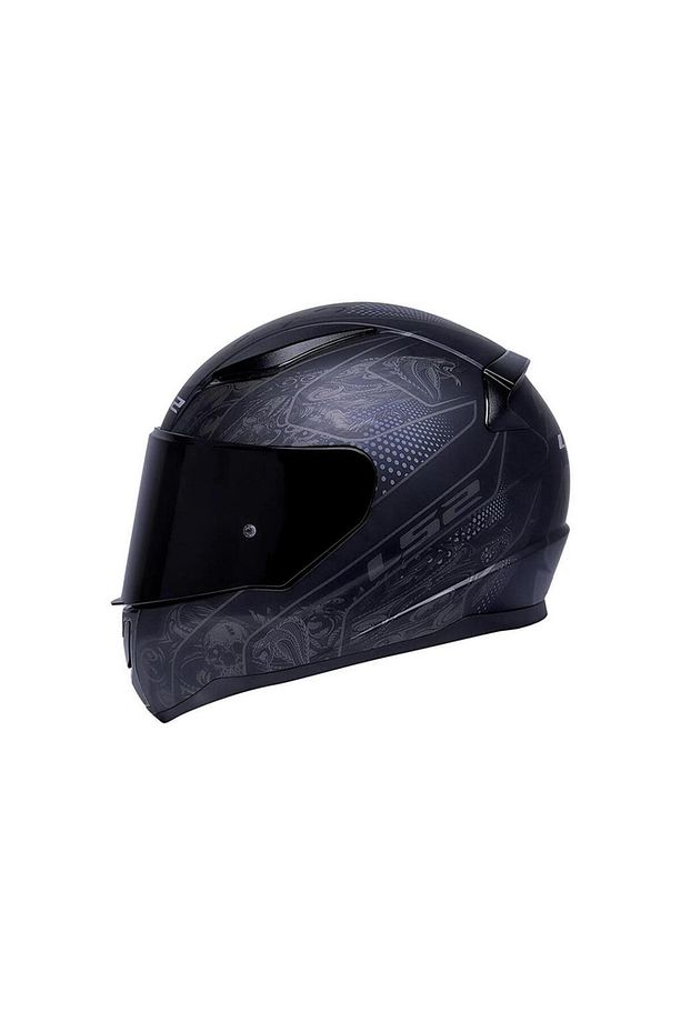 Rapid 2 Crypt Mat Siyah Kask Siyah Vizörlü - 1