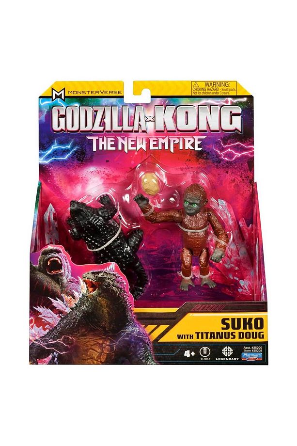 Godzilla X Kong Aksiyon Figürü With Titanus Doug @Suko@  Lisanslı - 2