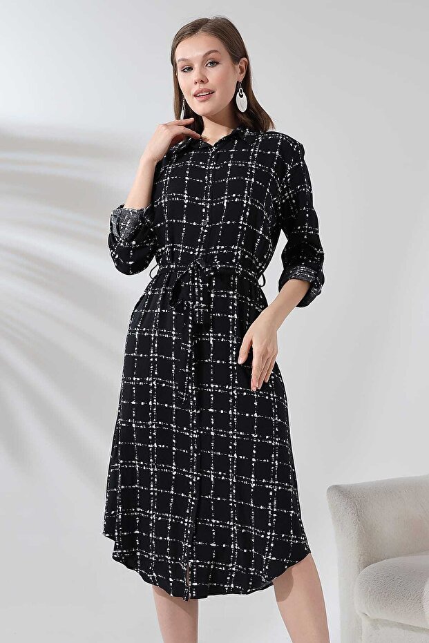 DESENLI TUNİK ELBİSE - 3