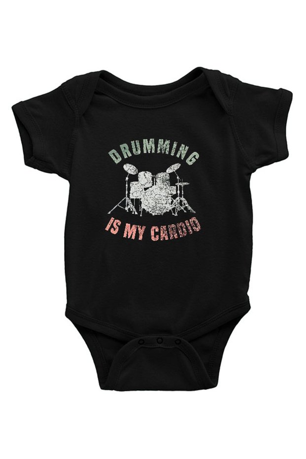 Bateri Black Unisex Baby Body - Zıbın