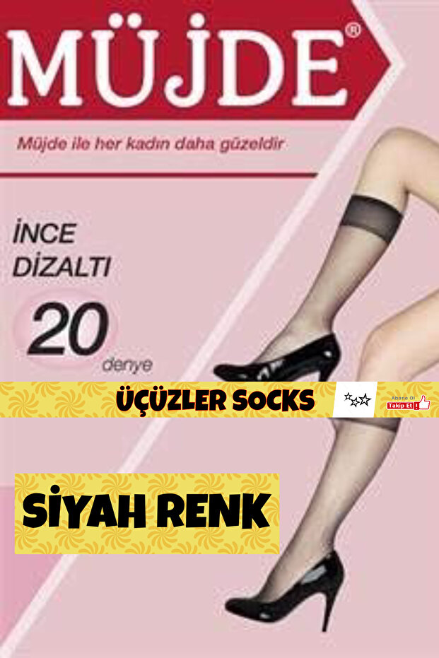 MÜJDE İNCE DİZ ALTI ÇORAP - 1