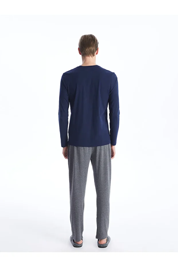 Standart Kalıp Erkek Pijama Takımı - 5
