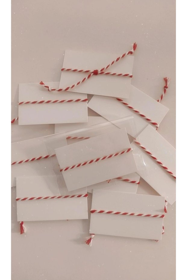 50 Pieces Marteniçka Bracelet, Lucky Bracelet, Dating Bracelet, Red and White Rope Bracelet