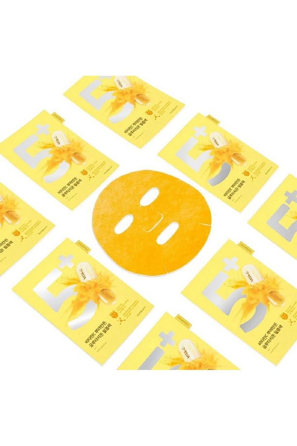 No.5 Vitamin Spotlight Sheet Mask 27ml (1 ADET) - C Vitamini İçeren Aydınlık veren Yaprak Maske - 3