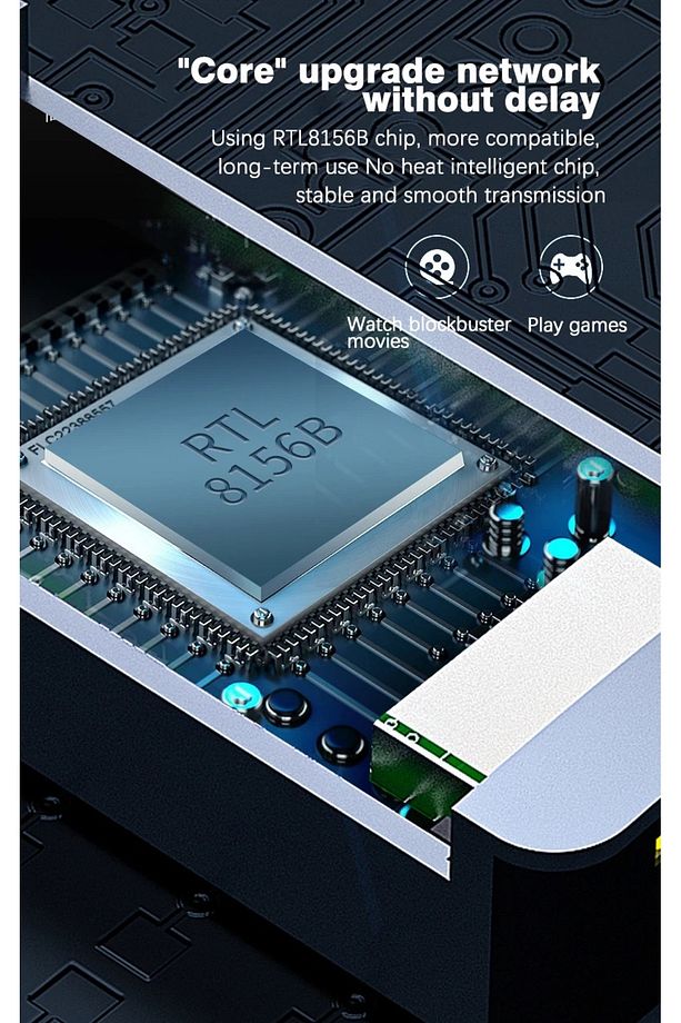 4743 Usb To Ethernet 2500Mbps 2.5G Lan İnternet Çevirici Dönüştürücü Adaptör - 6