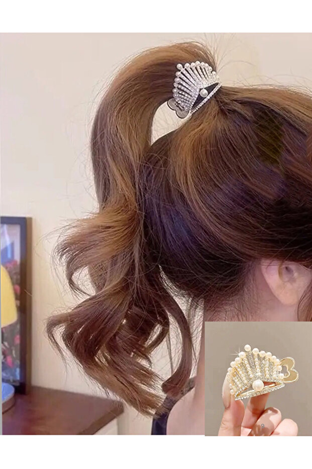 Hair Ponytail Holder Stylish Metal Claw Clasp
