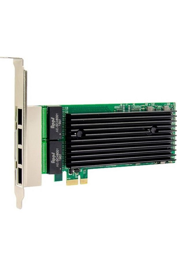 4 Port Intel 82575EB-T4 1GbE Uyumlu PCIe X1 Ethernet Kart - OPS7291NT - 1