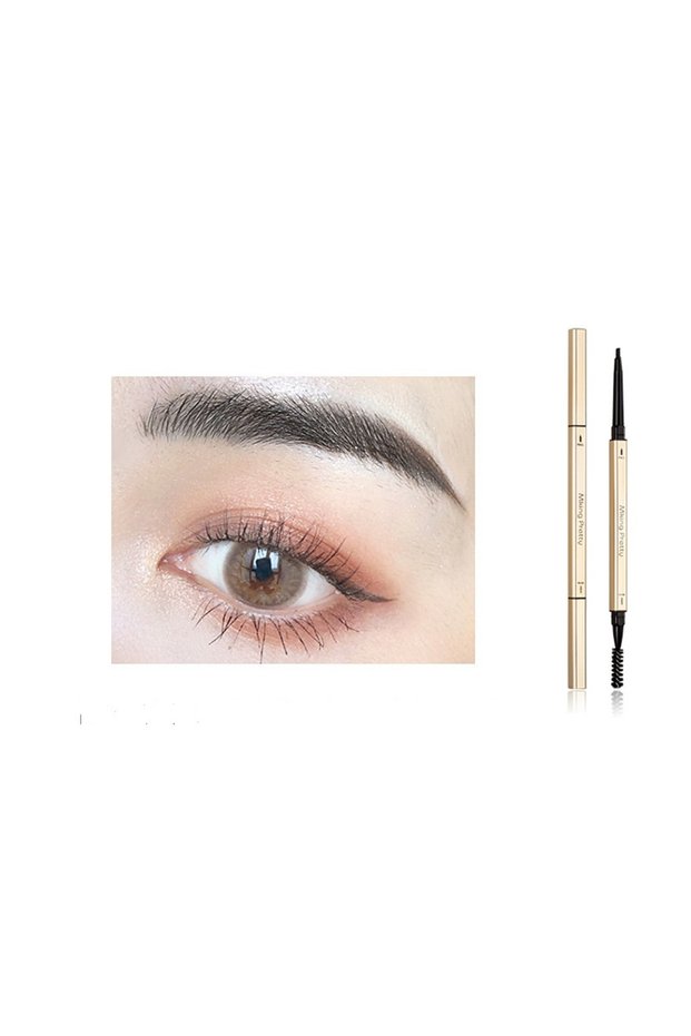 Eyebrow Mascara, Mascara with Double Sided Tip (Color 01 Black)