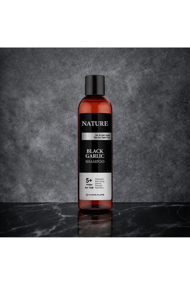 Nature Hair Care Shampoo with Black Garlic Extract - 350 ml