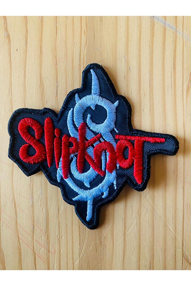 رقعة شعار فرقة الموسيقى Slipknot قابلة للخياطة (4x6 سم 9x3 سم)