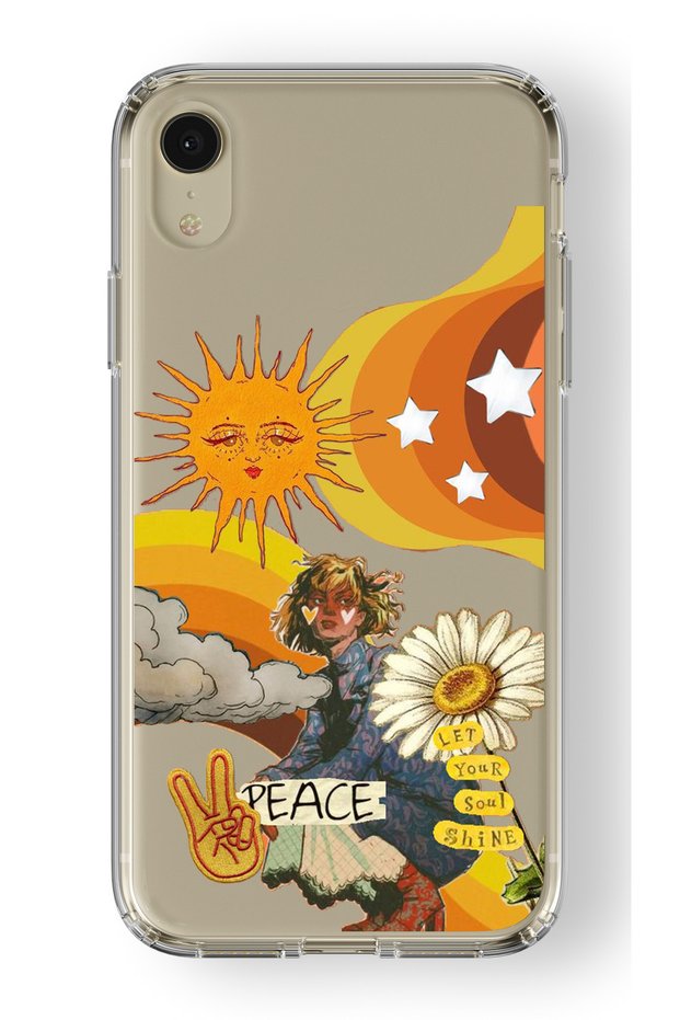 حافظة شفافة مطبوعة بتصميم Shining Soul متوافقة مع هاتف Iphone XR