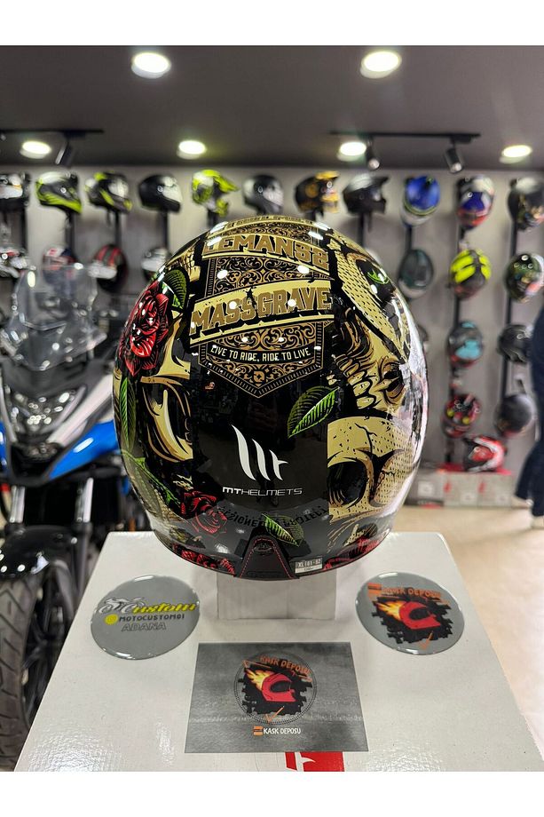 Helmets Le Mans 2 SV S Breakout B9 Parlak Yarım Kask - 2