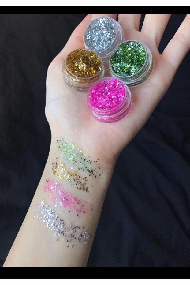 Glitter Eyeshadow Sim Gel Eyeshadow Set of 4