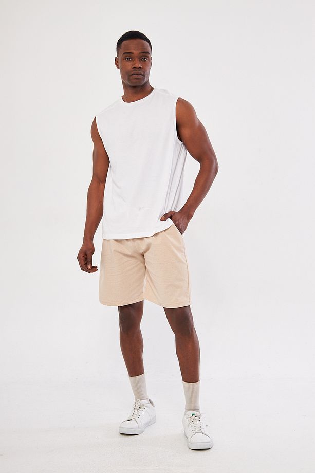 Renkli Basic Unisex Şort - 1