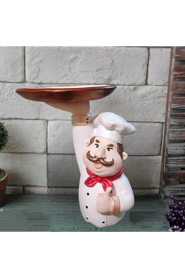 Tepsili Şef Aşcı Polyester Sunumluk & Biblo - 4