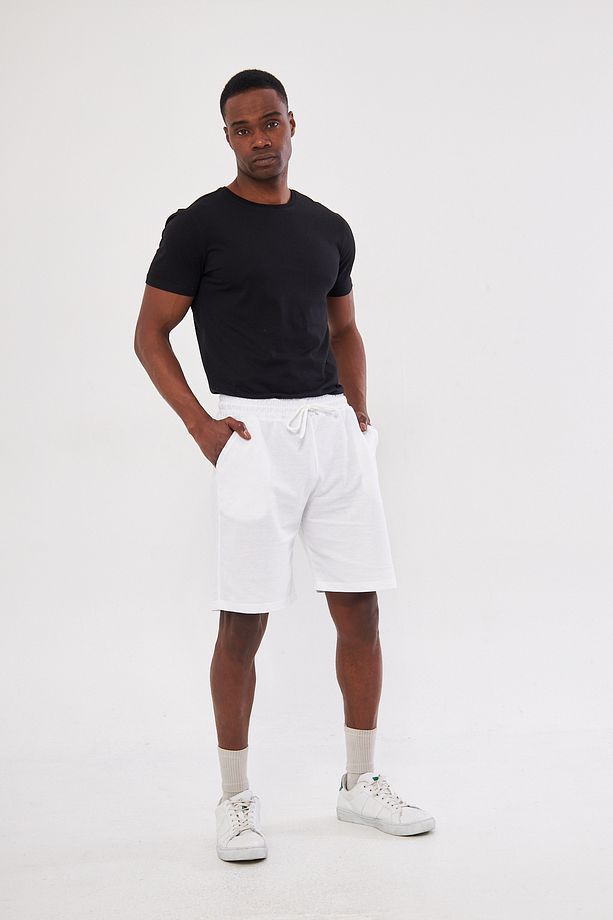 Renkli Basic Unisex Şort - 1