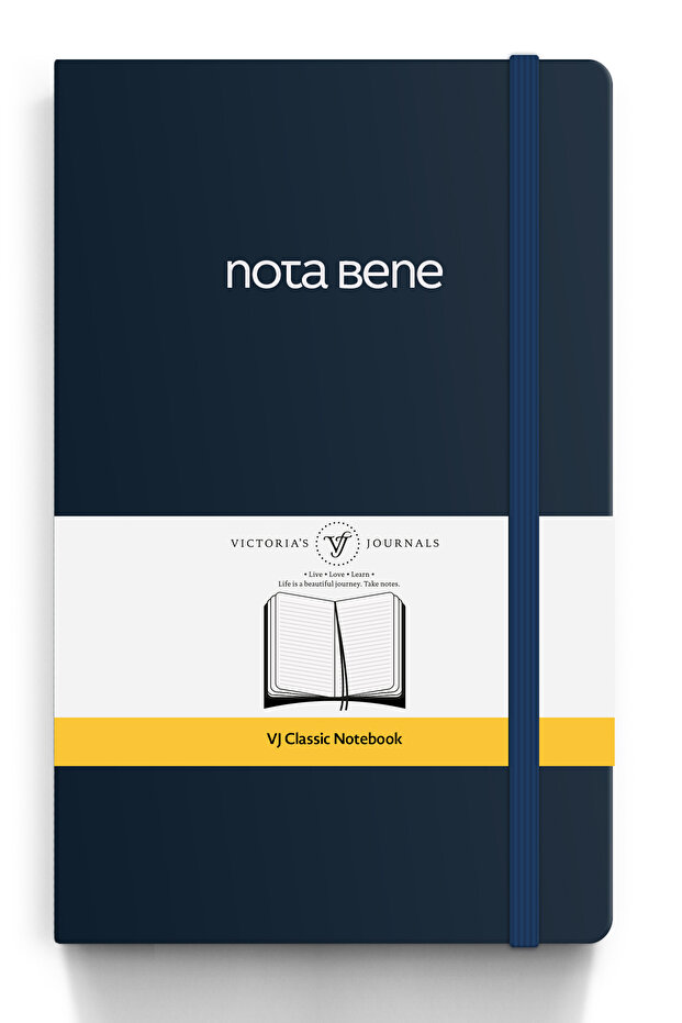 Nota Bene Classic Flexible Cover Notebook, 13x21 cm, Striped