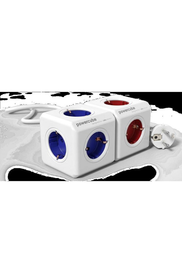 Powercube 5'li 1.5 Metre Uzatma Kablolu Priz Çoklayıcı - Mavi - 3