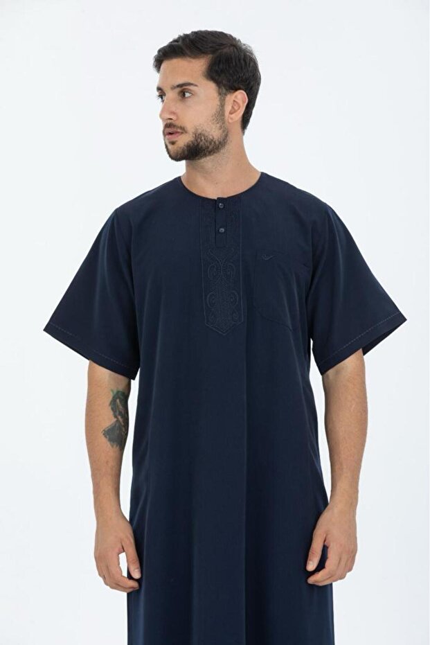CORAL FISTAN EMBROIDERED SHORT SLEEVE