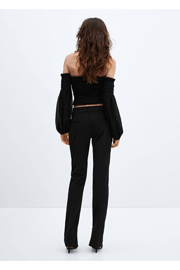 Lureks Omuzları Açık Bluz - 4