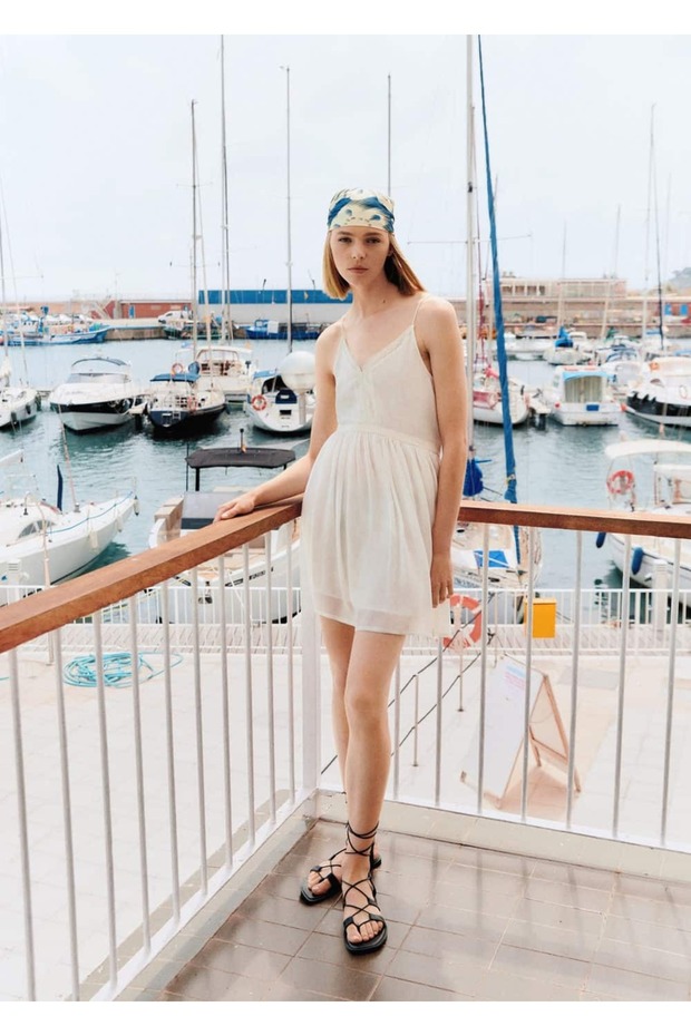 İşleme detaylı elbise - 6