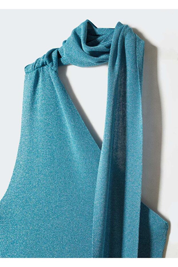 Lureks Asimetrik Elbise - 6