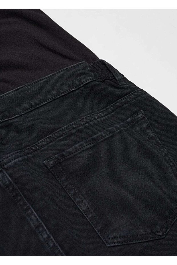 Hamile Denim Etek - 5