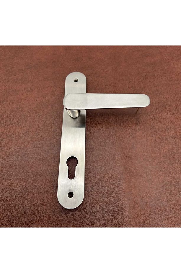 Zamak Aynalı Çelik Kapı Kolu Sağ Basar Tek Yön - 2