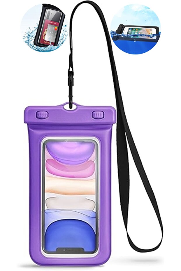 Waterproof Phone Case Anti-Sinking with Balloons Protective Phone Case Waterproof Phone Case Underwater