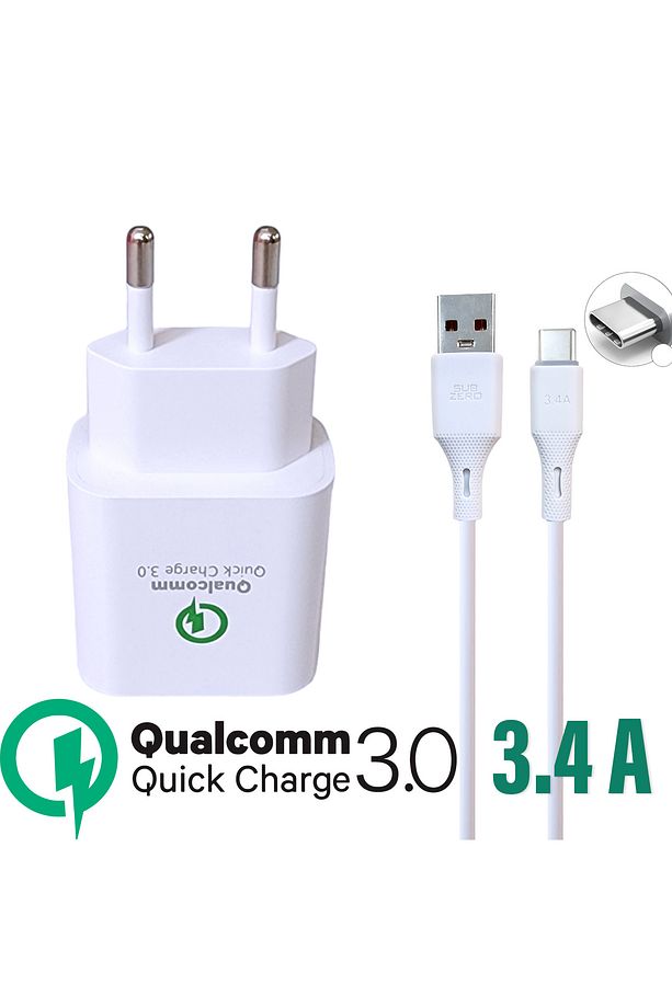 Samsung Galaxy M11 M12 M13 M14 5G Şarj Aleti HIZLI Şarj Adaptör ve Type-C Kablo - 2