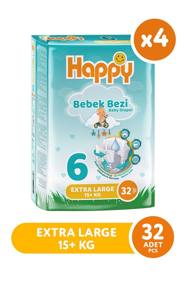 Bebek Bezi Extra Large 6 No 32 Li X 4 Adet - 2