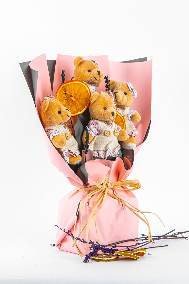 Pembe Ayıcık Buketi - 3