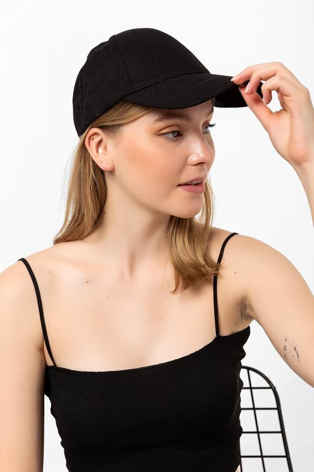 قبعة سوداء للجنسين - 2