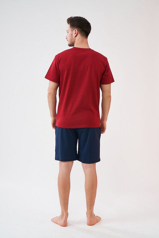 Erkek 3'lü Pijama Şort Takım - 8