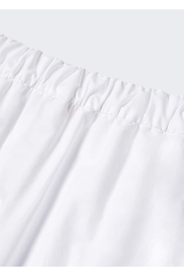 Pamuklu culotte pantolon - 5