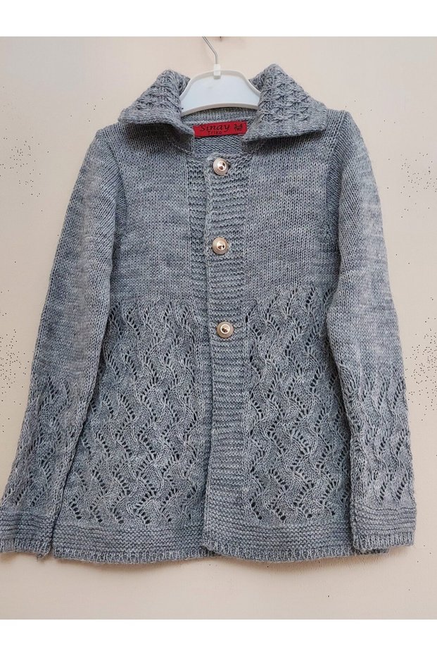 Girl's Knitwear Buttoned Front Cardigan