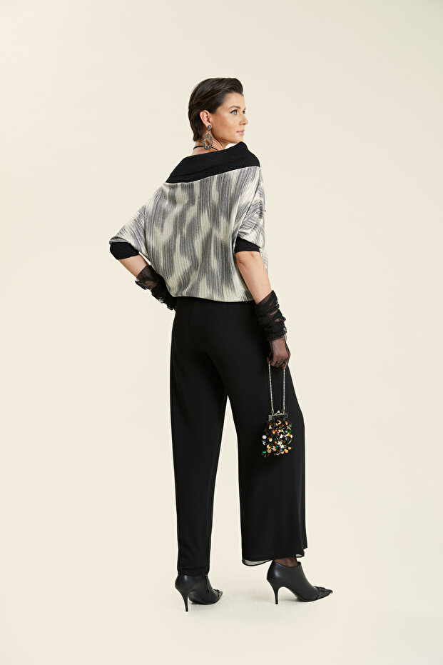 Kayık Yaka Bluz - 2