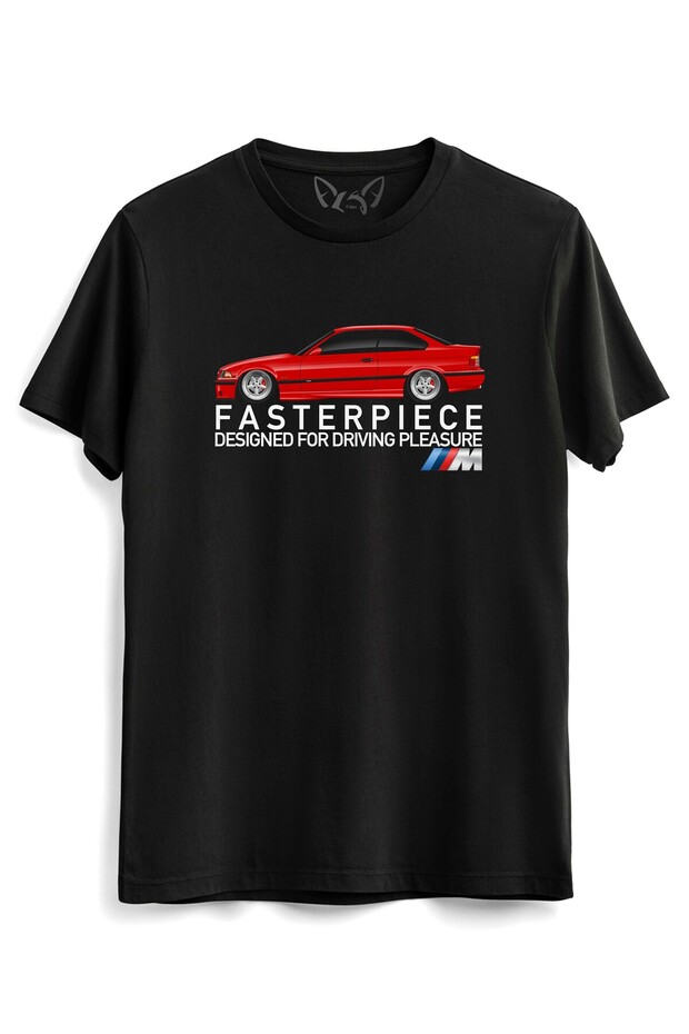 Bmw M Designed Digital Printed Children's Black T-shirt