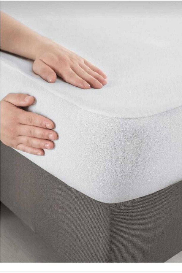 Çift Kişilik Sıvı Geçirmez Alez Kapitoneli Yatak Alezi Yatak Koruyucu Yatak Örtüsü 160 X 200 - 4