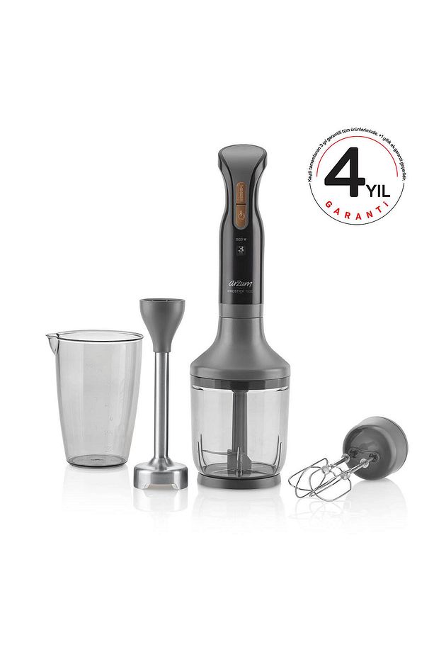 Mutfak Robotu Seti Çok Amaçlı Blender Set Siyah - 1