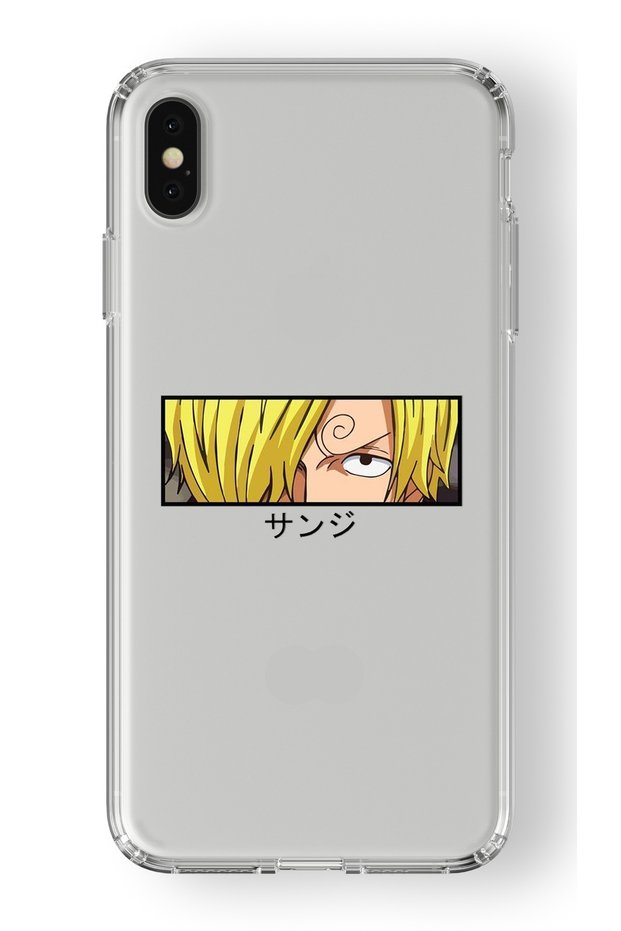 حافظة شفافة مطبوعة بتصميم سانجي قطعة واحدة متوافقة مع هاتف Iphone Xs Max