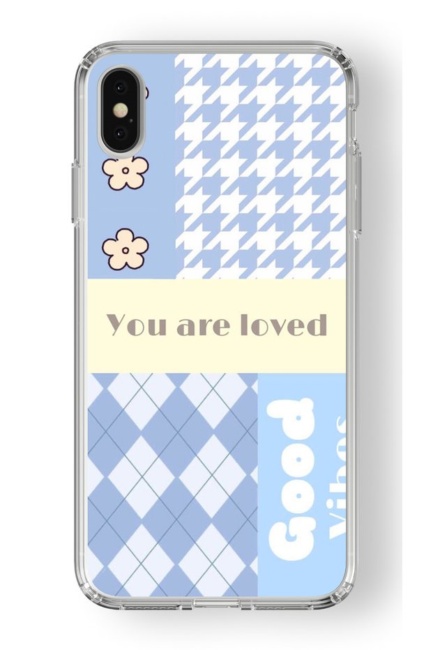 حافظة شفافة مطبوعة بتصميم You Are Loved متوافقة مع هاتف Iphone Xs Max