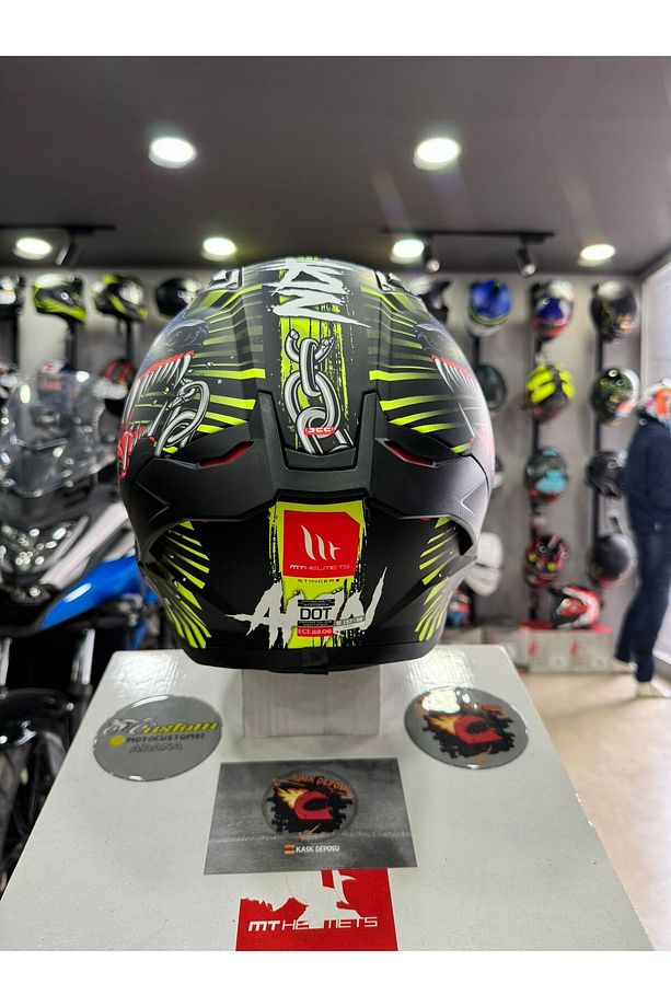 Helmets Stinger 2 AKIN A3 Mat Kapalı Kask - 3