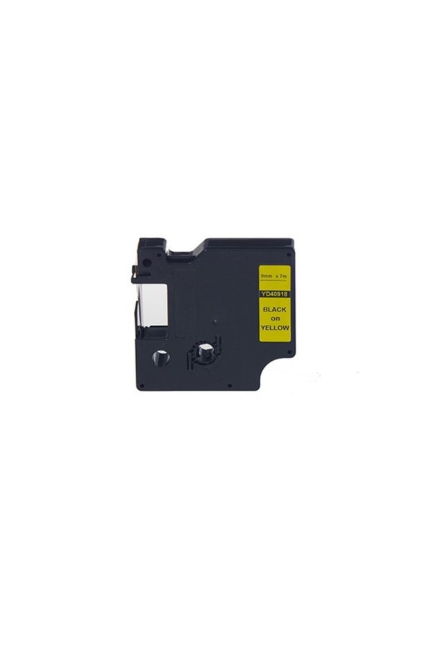 Dymo d1 40918 yellow label black (9mm x 7m)