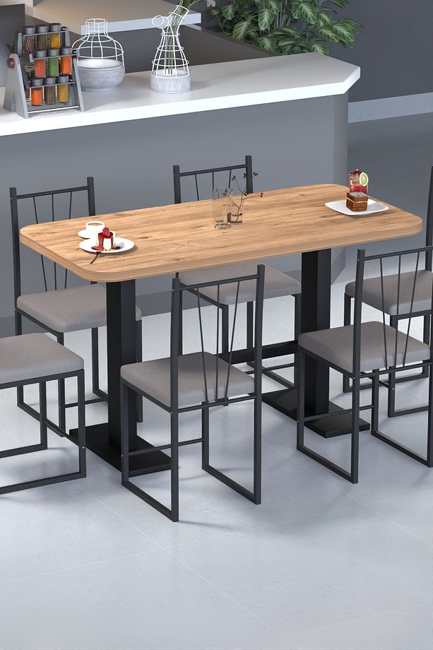 KLAS 70/140 YEMEK MASASI, MUTFAK MASASI , KAFE MASASI 1690 - 4