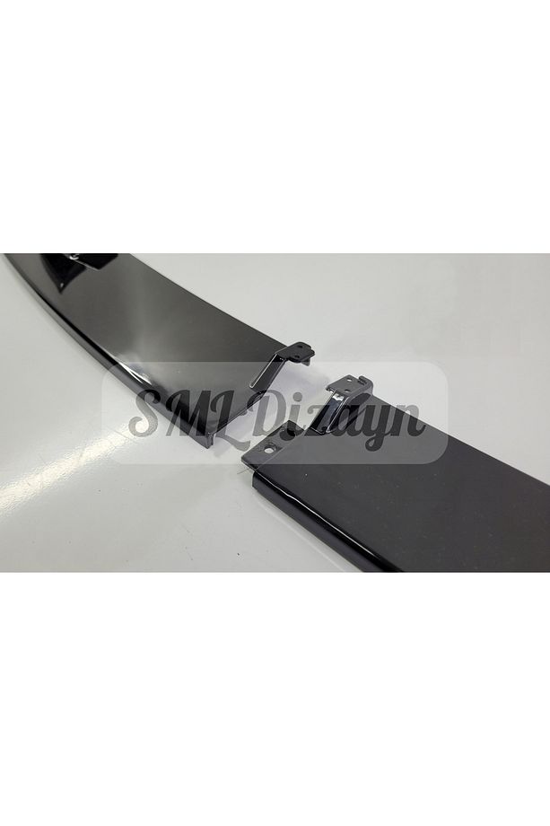 BMW F30 M Sport-Tech 2 Parça Ön Lip Flaplı Plastik F30 Ön-Tampon-Front-Bumper-Lip-Ek-Eki-Karlık - 6