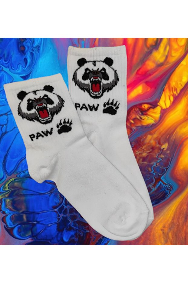 PANDA PATTERNED SOCKS - 1