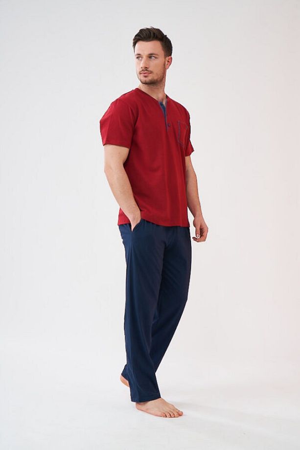 Erkek 3'lü Pijama Şort Takım - 3