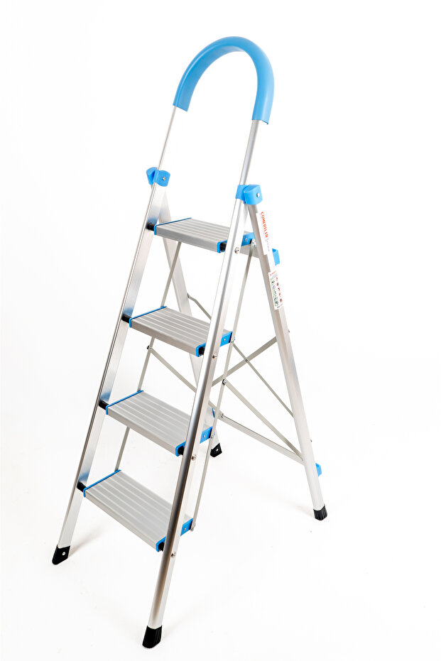 4 Basamaklı Alüminyum Mini Lüx Merdiven - 1