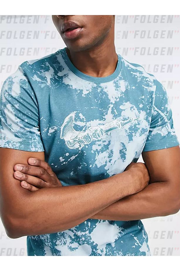 Running Run Division Ll Bone Swoosh Graphic T-Shirt Erkek Spor Tişört - 1